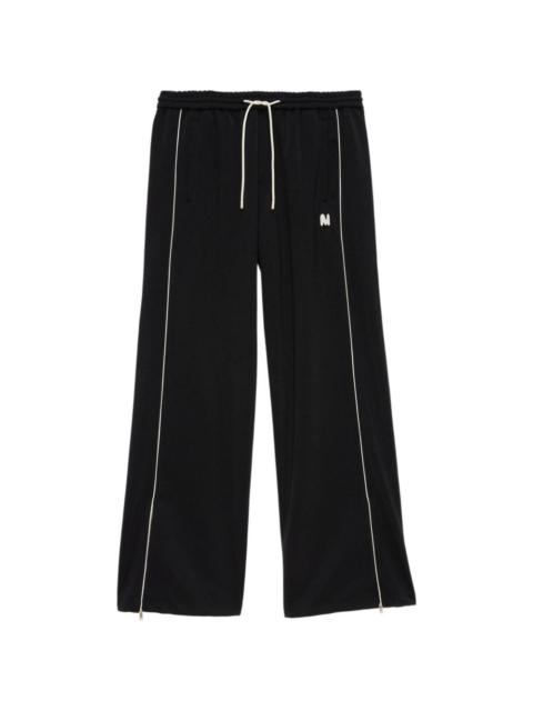 MSGM MWAVE-embroidery track pants