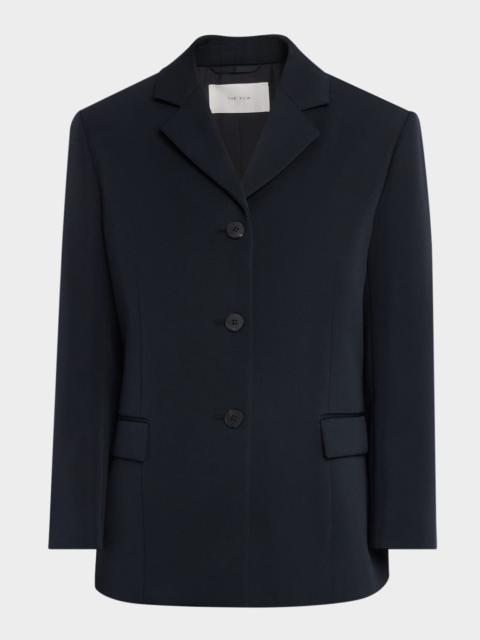 The Row Eudora Wool Gabardine Blazer