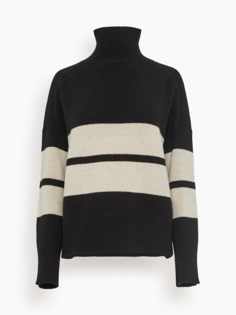 Vanessa Bruno Malo Sweater in Noir/Ecru