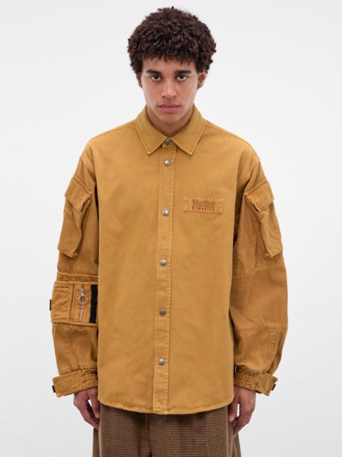 Martine Rose Brown Cotton Utility Shirt