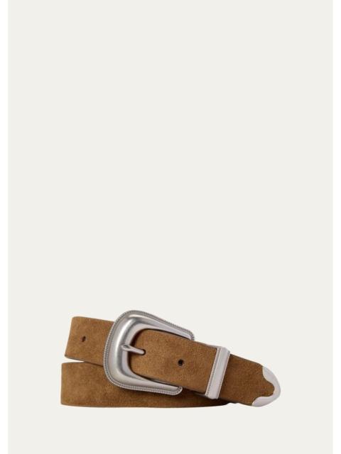 Polo Ralph Lauren Men's Suede Western Belt