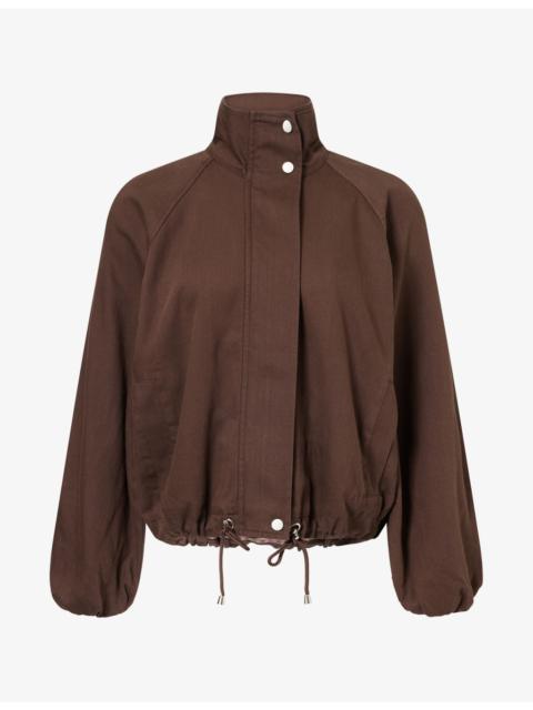 Rails Blake Drawstring-Hem Cotton-Blend Jacket