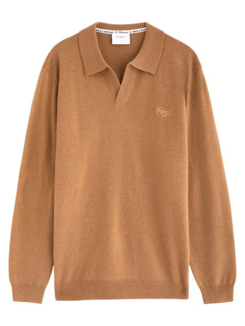 PERCIVAL Percival Network Wool-blend Polo Jumper