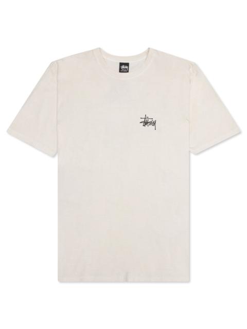 Stüssy BASIC STUSSY PIGMENT DYED TEE - NATURAL