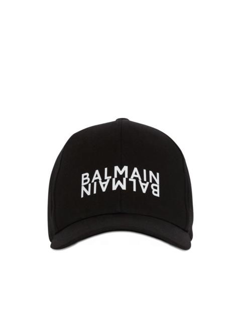 Balmain print cotton cap