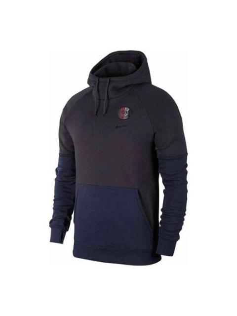 Nike Nike Paris Saint-Germain Fleece Pullover Black Gray Blackgray AT4421-080
