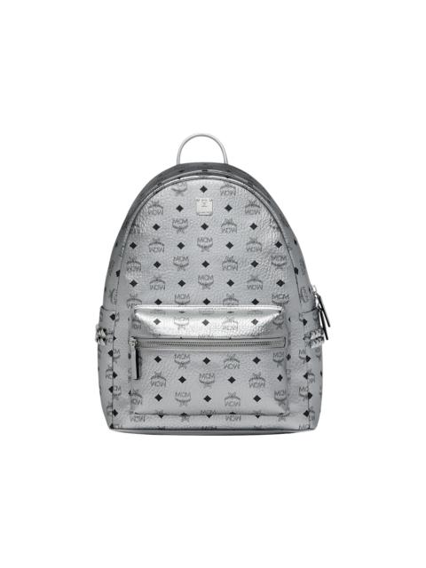 MCM MCM Stark Backpack Visetos Side Studs Medium Berlin Silver