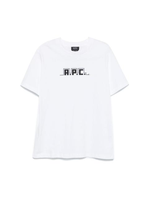 A.P.C｜ (Snake T-shirt (COHBW M26502 AAB)) A.P.C. Snake-print T-shirt | eraldo | REVERSIBLE