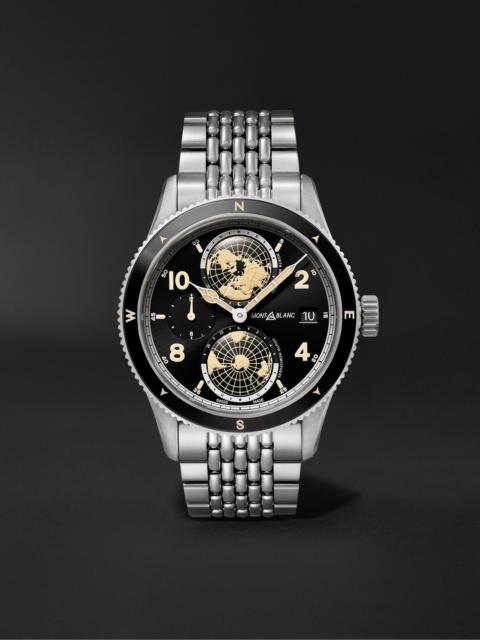 Montblanc 1858 Geosphere Automatic Stainless Steel Watch, Ref. 125872