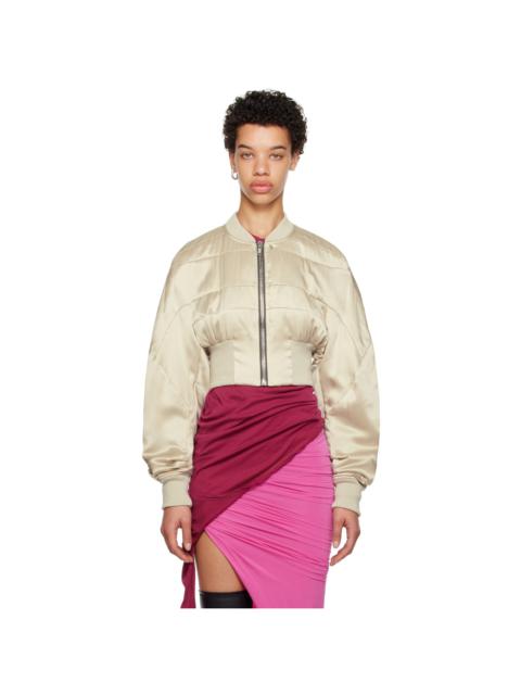 Rick Owens Off-White Girded Bomber Jacket