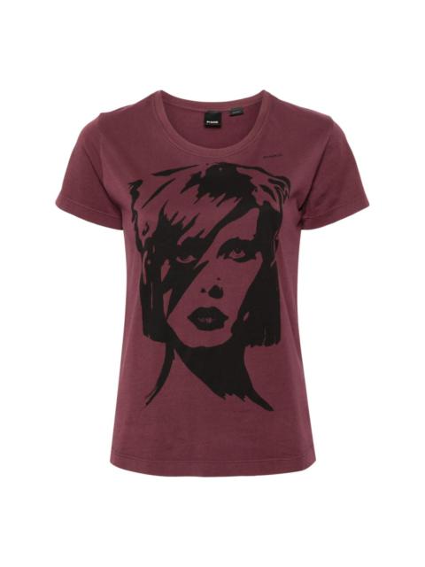 Bowie-print T-shirt