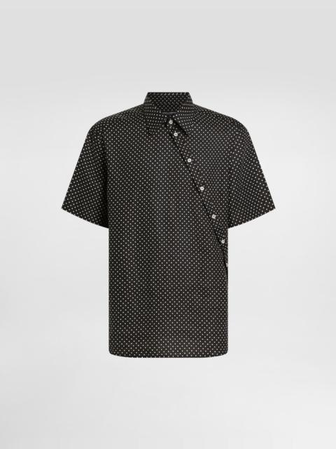 Dolce & Gabbana Polka dot-print linen shirt