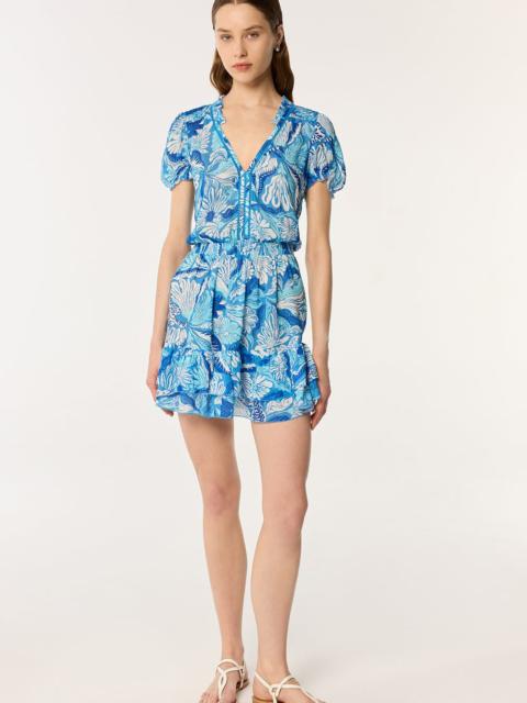 Poupette St Barth Mini Dress Bibi - Blue Tiger Lily