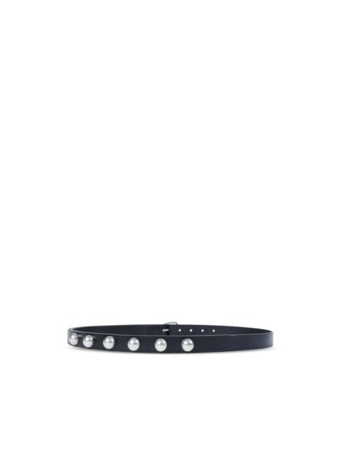 Ann Demeulemeester Giufi studded skin belt