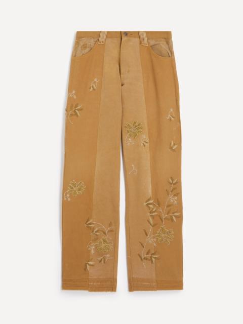 KARTIK RESEARCH Upcycled Workwear Canvas Trousers