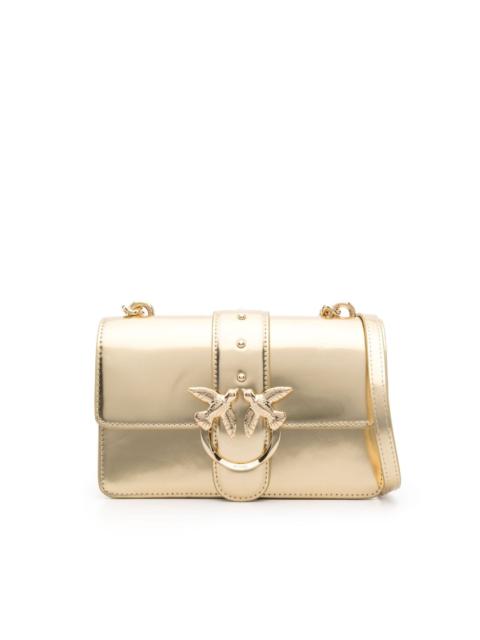 PINKO Love metallic crossbody bag