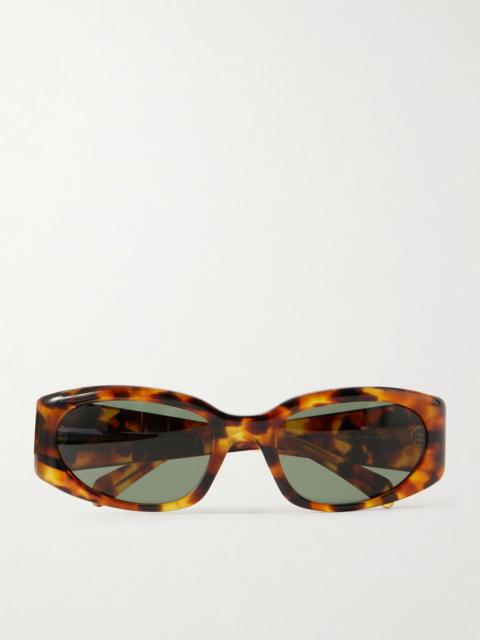 CELINE Journey round-frame sunglasses Tortoiseshell