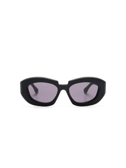 Kuboraum X23 geometric-frame sunglasses