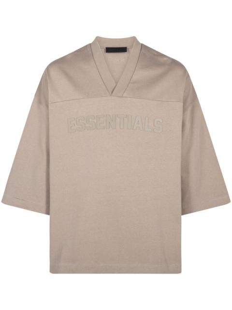 ESSENTIALS 로고 돋을새김된 티셔츠