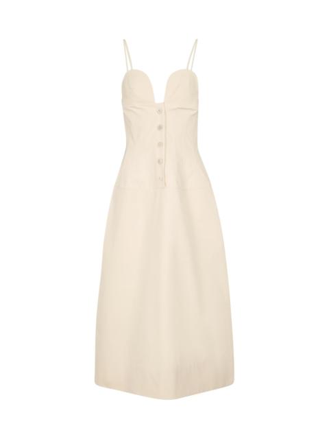 Jil Sander Cotton poplin midi dress