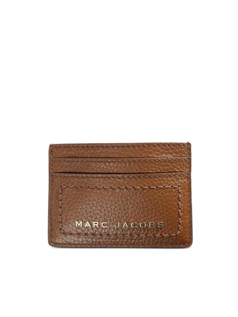 Marc Jacobs logo-lettering leather card holder