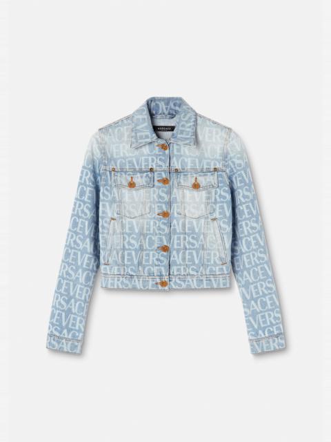 Versace Allover Denim Jacket