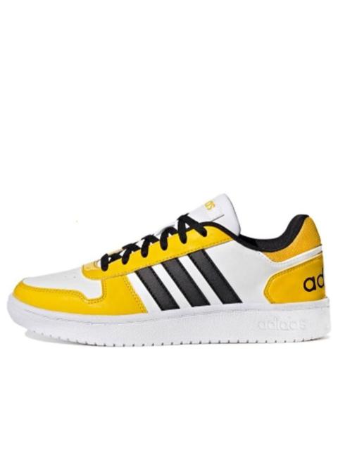 (WMNS) adidas neo Hoops 20 'White Yellow Black' H01212