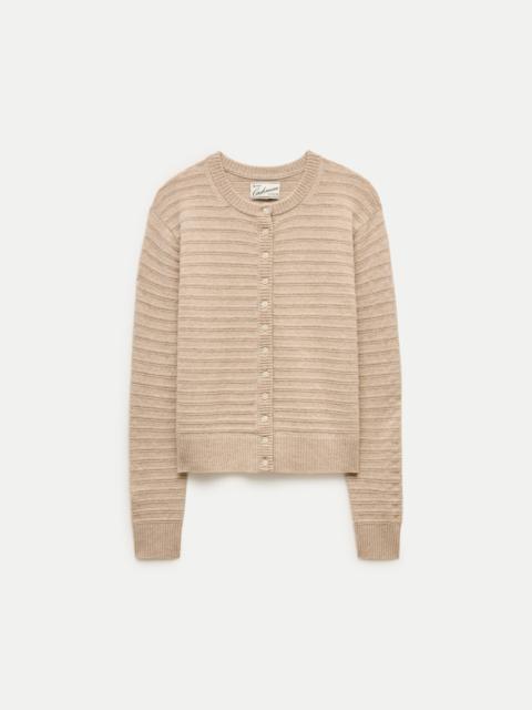 J.CREW Perfect cashmere cardigan in pointelle