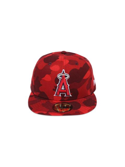 BAPE x MLB x New Era Los Angeles Angels 59FIFTY Cap 'Red'
