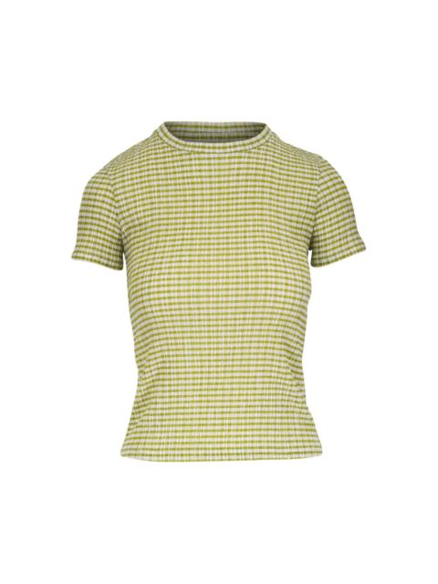 Vince gingham T-shirt