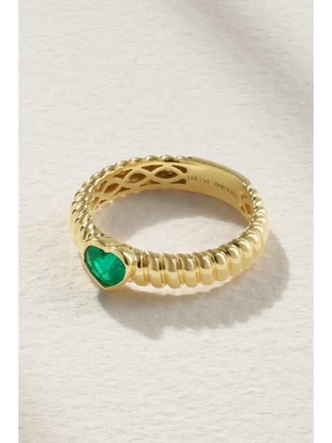 ANITA KO Zoe 18-karat Gold Emerald Ring