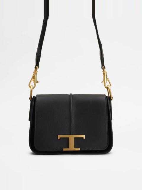 Tod's TIMELESS CROSSBODY BAG IN LEATHER MINI - BLACK