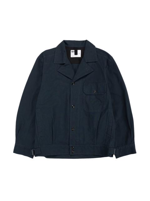 MARGARET HOWELL MHL Utility Jacket Washed Cotton Ripstop Ink
