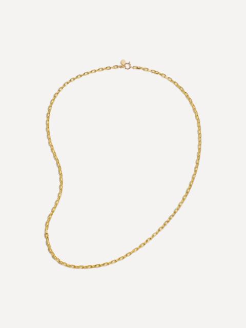 By Pariah 14ct Gold Knife Edge Paperclip Chain