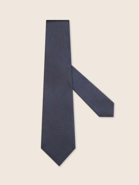 ZEGNA NAVY BLUE SILK TIE
