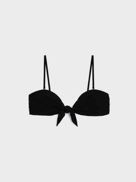 CELINE bandeau top IN matte jersey