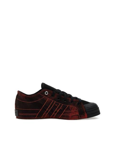 Y-3 tie-dye detail trainers