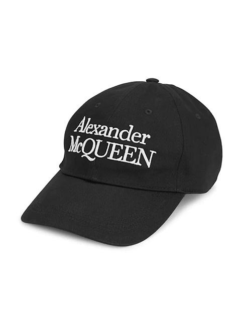Alexander McQueen ALEXANDER MCQUEEN SIGNATURE BASEBALL CAP