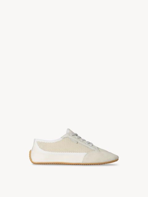 The Row Bonnie Sneaker in Canvas and Suede