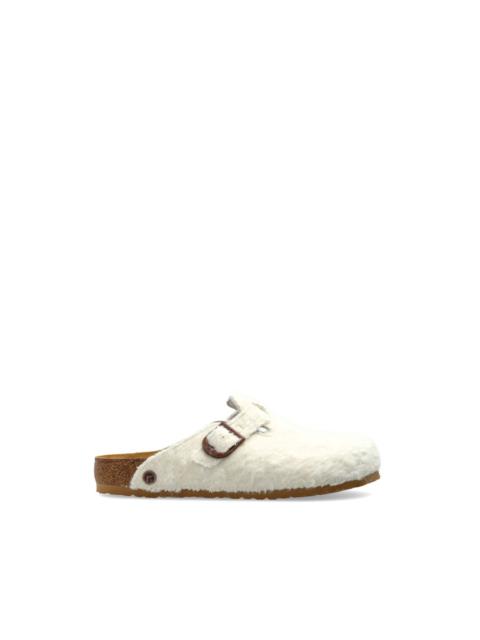 BIRKENSTOCK x Cole Bennett Boston Wooly Moon brushed-effect mules