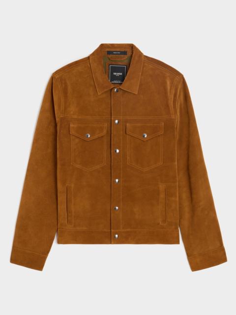 TODD SNYDER Italian Suede Dylan Jacket