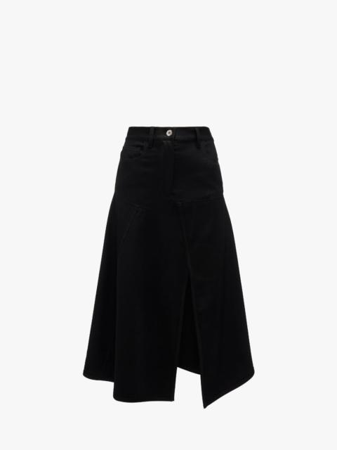 JW Anderson PATCHWORK A-LINE SKIRT