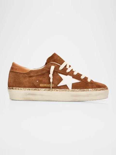 Golden Goose Hi-Star Suede Low-Top Sneakers