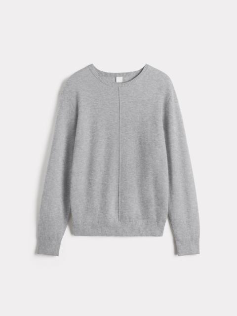 Cotton cashmere sweatshirt grey melange