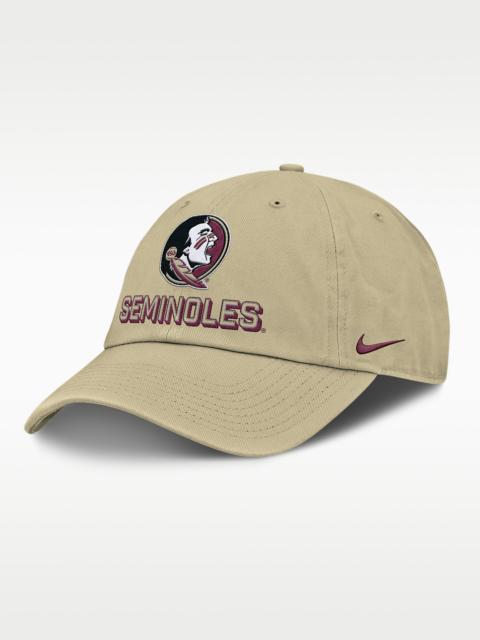 Nike Florida State On-Field Club Gameday Men's Nike College Adjustable Hat
