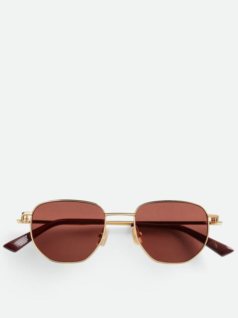 Bottega Veneta Split Panthos Sunglasses