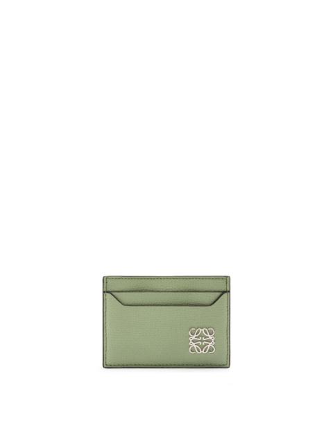 Loewe Anagram plain cardholder in pebble grain calfskin