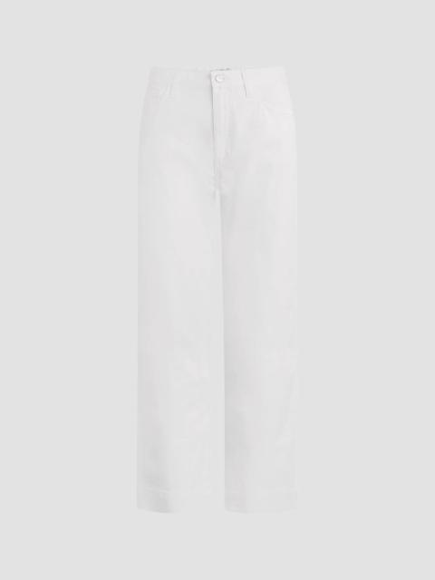 Joe's Jeans Women's The Wilder Relaxed Barrel Crop Jeans - White