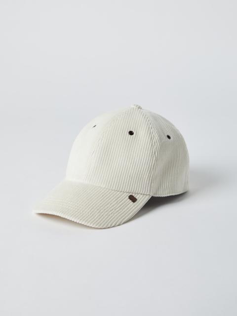 Brunello Cucinelli Cotton corduroy baseball cap