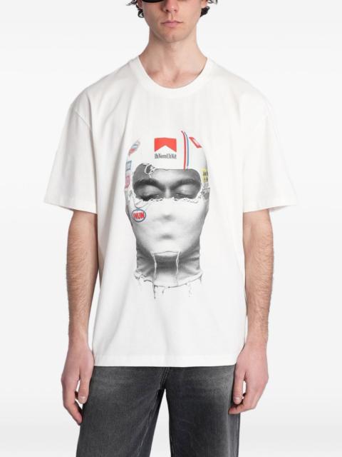 ih nom uh nit graphic-print cotton T-shirt